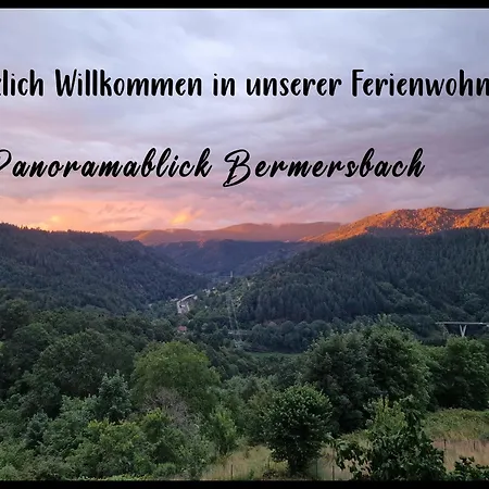 Panoramablick Bermersbach Lägenhet *